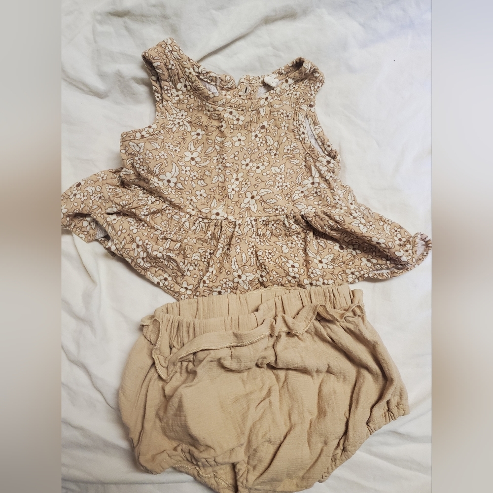 Quincy mae top and bloomers